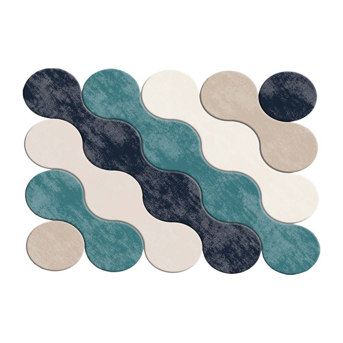 Conceptum Alfombra Eugene V3 - 4667 - 6 Azul 100 x 160 cm